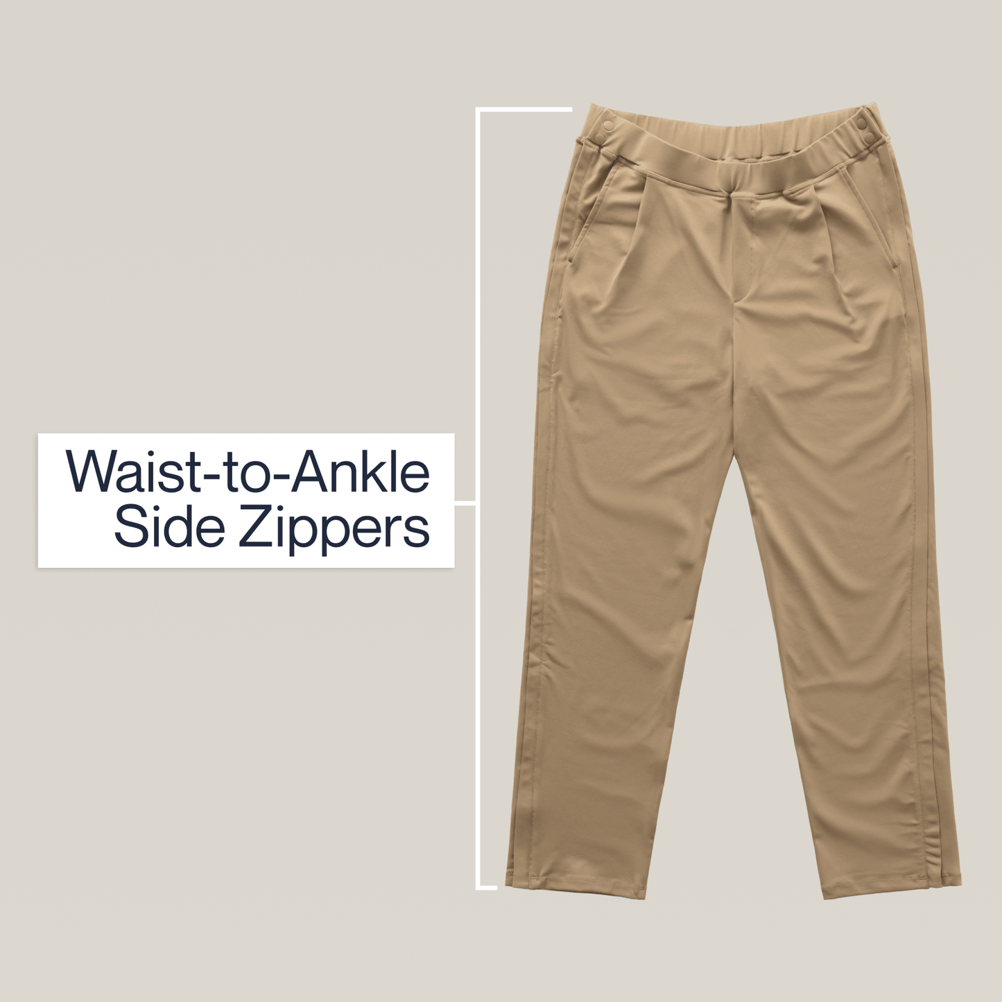 Everyday Side-Zip Pants for Men
