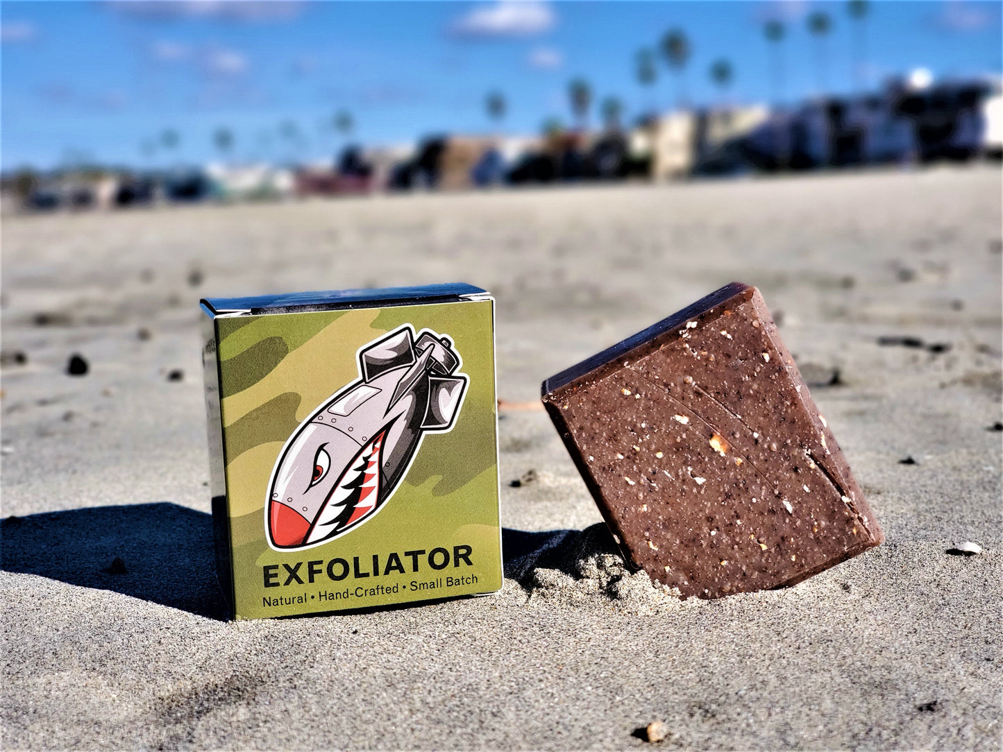 Exfoliator Natural Soap - Lemongrass and Peppermint
