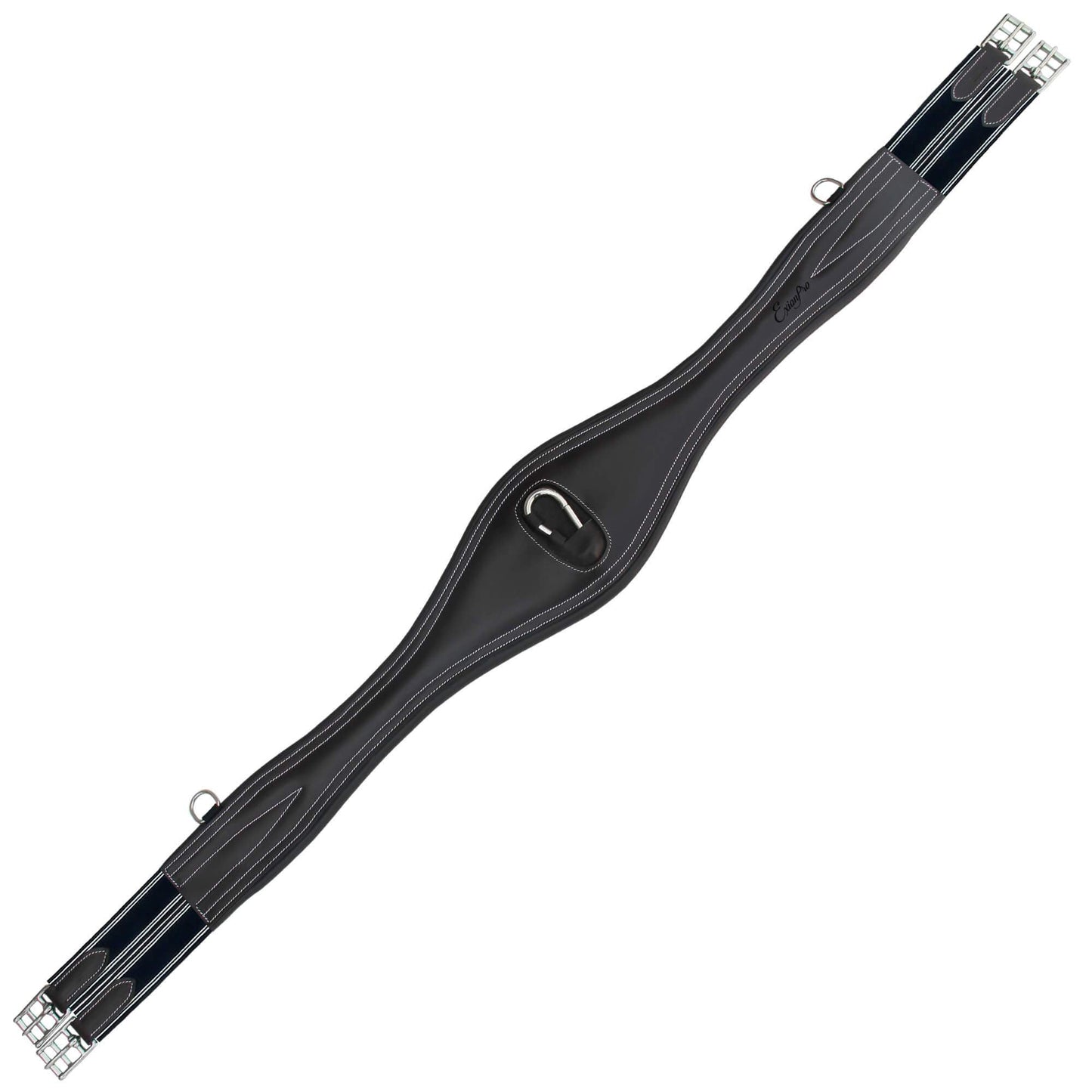 ExionPro 'Snap' Over Lay Girth - Navy Blue Elastic with White Lines