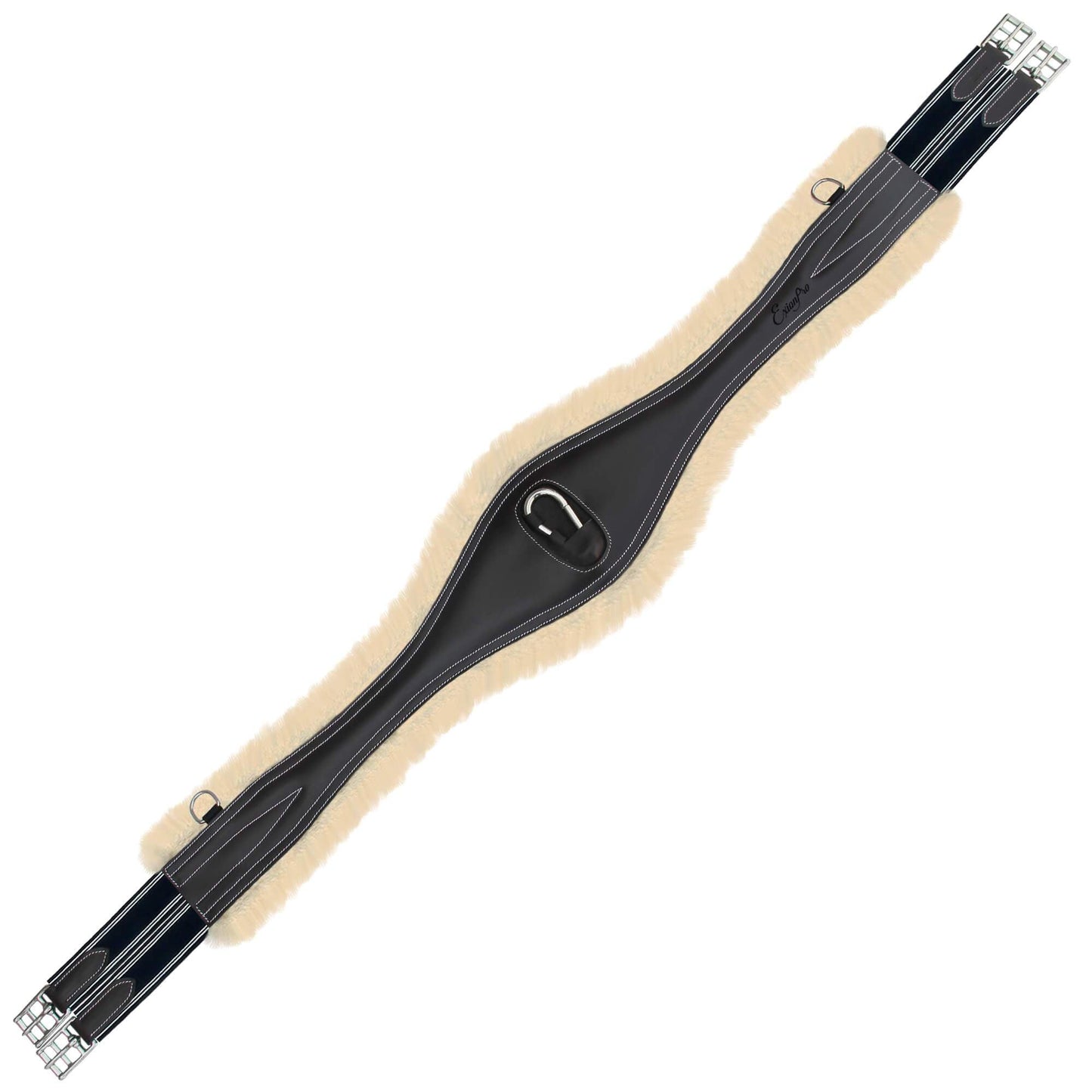 ExionPro 'Snap' Over Lay Girth - Navy Blue Elastic with White Lines