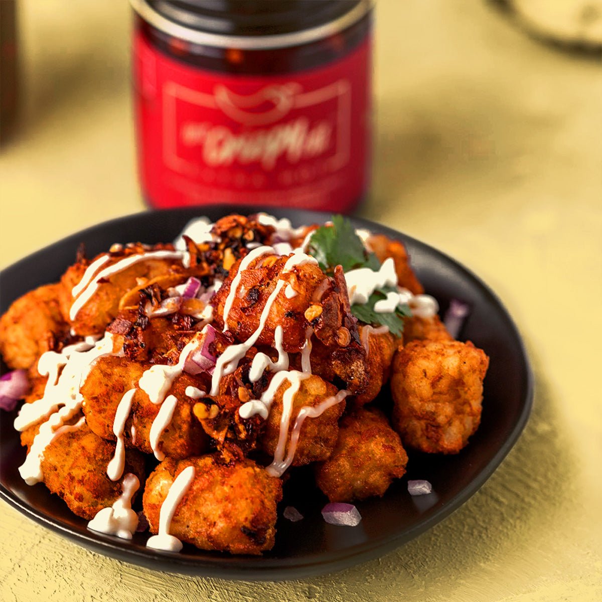 Extra Hot Crispy Oil –  Chili Crisp Garlic Oil