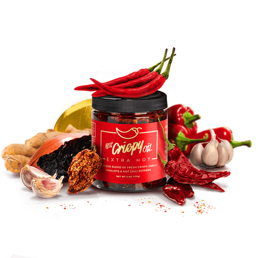 Extra Hot Crispy Oil –  Chili Crisp Garlic Oil