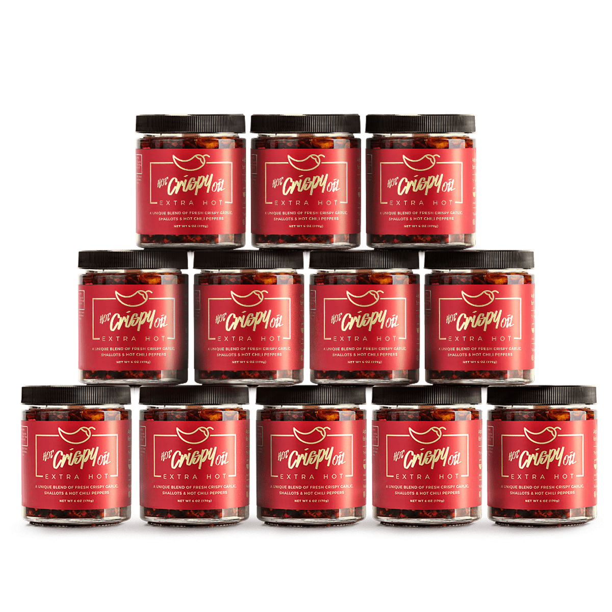 Extra Hot Crispy Oil –  Chili Crisp Garlic Oil