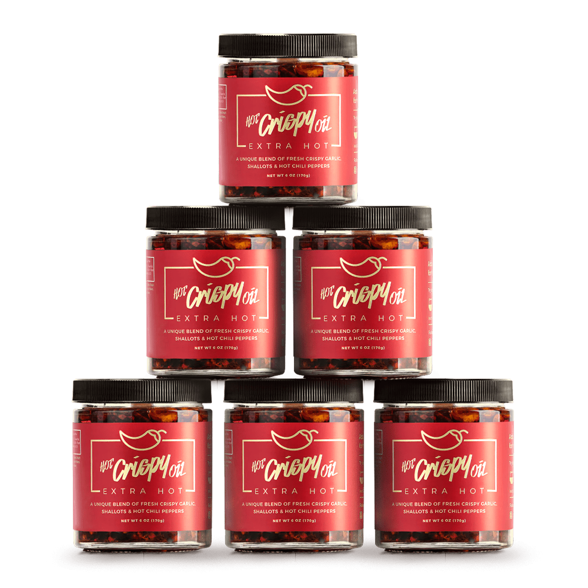 Extra Hot Crispy Oil –  Chili Crisp Garlic Oil
