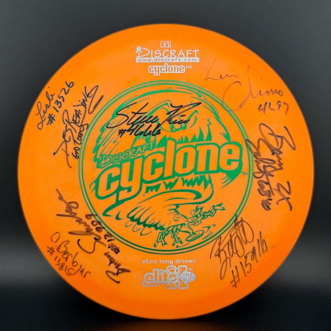 Elite X Cyclone *Signed* - Ken Climo, Des, Schultz, Rico, Kenner