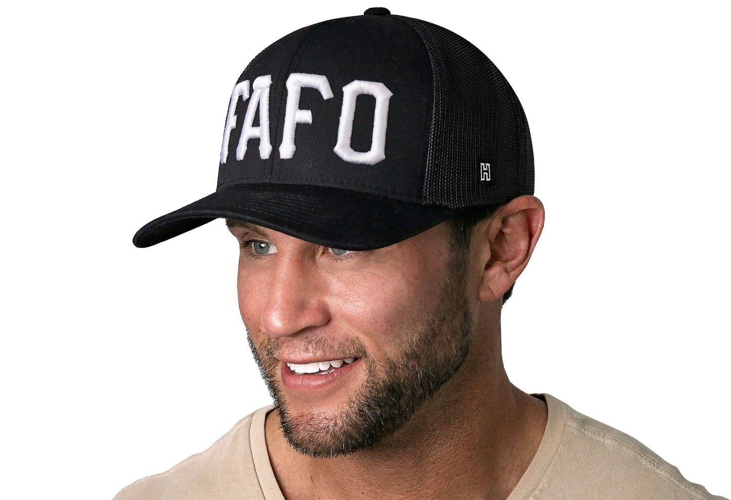 FAFO Trucker Hat  |  Black Fuck Around, Find Out Snapback