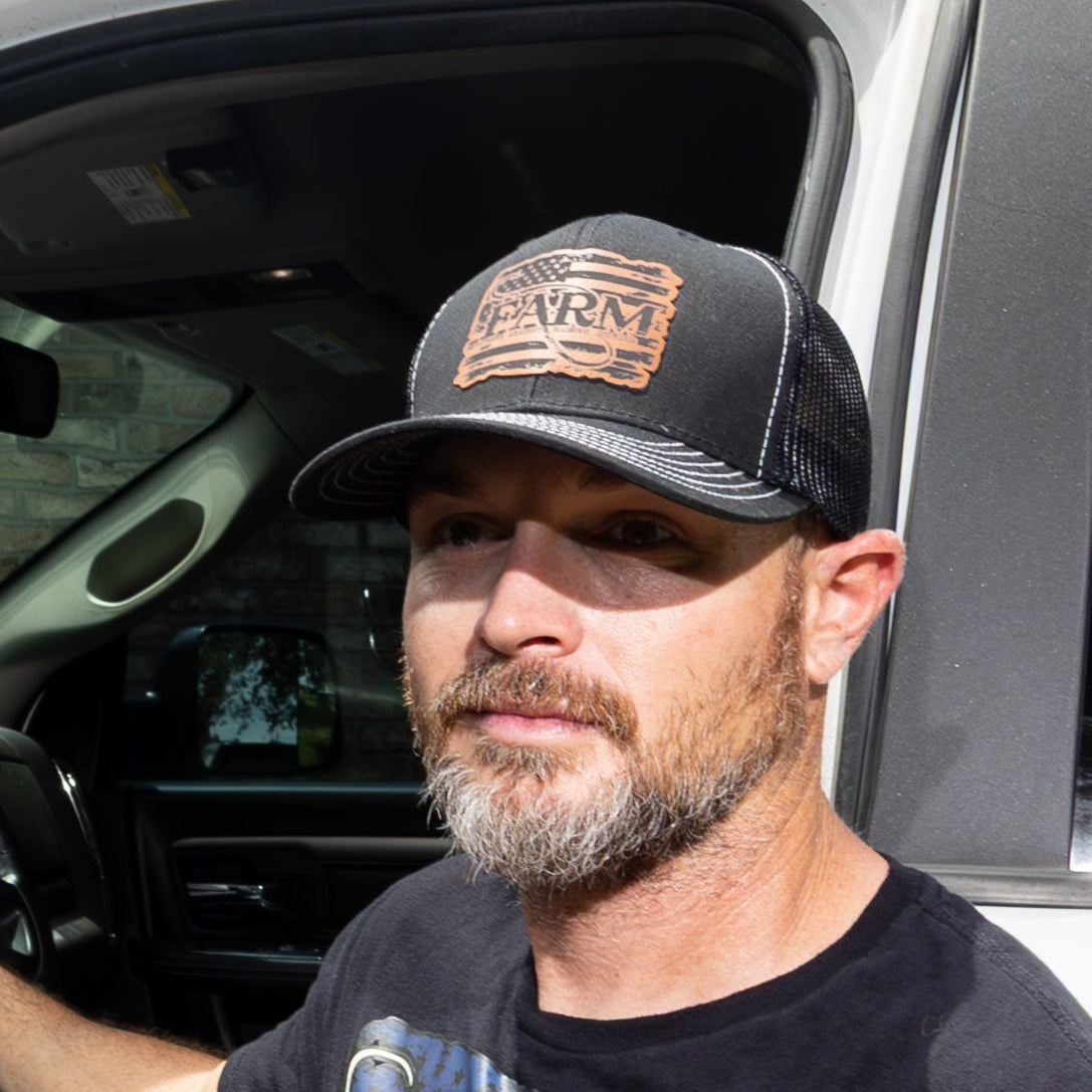 Flag Patch Hat - Black
