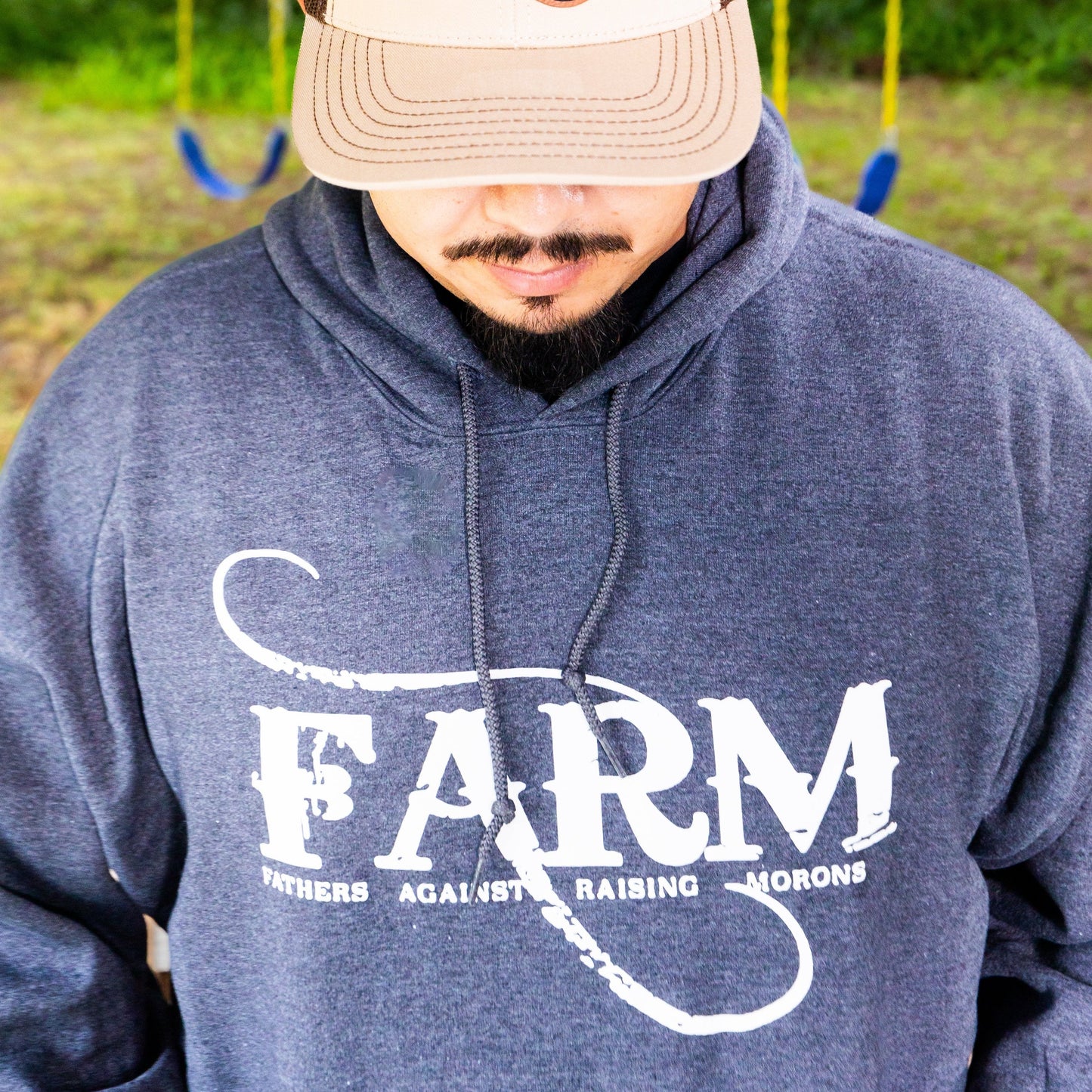 FARM Hoodie - Heather Grey
