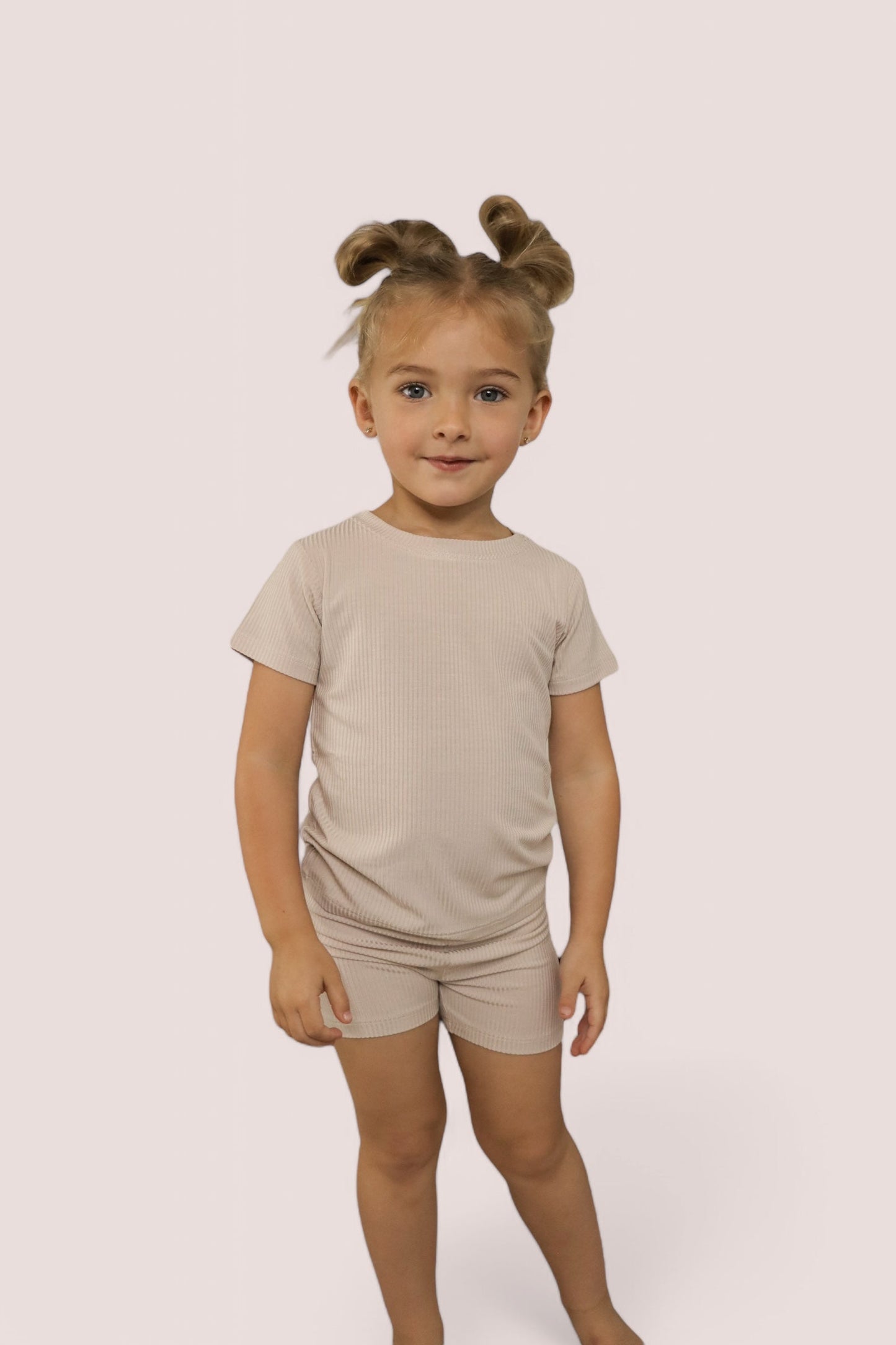 TOTALLY TAN RIB DREAM SHORT SET