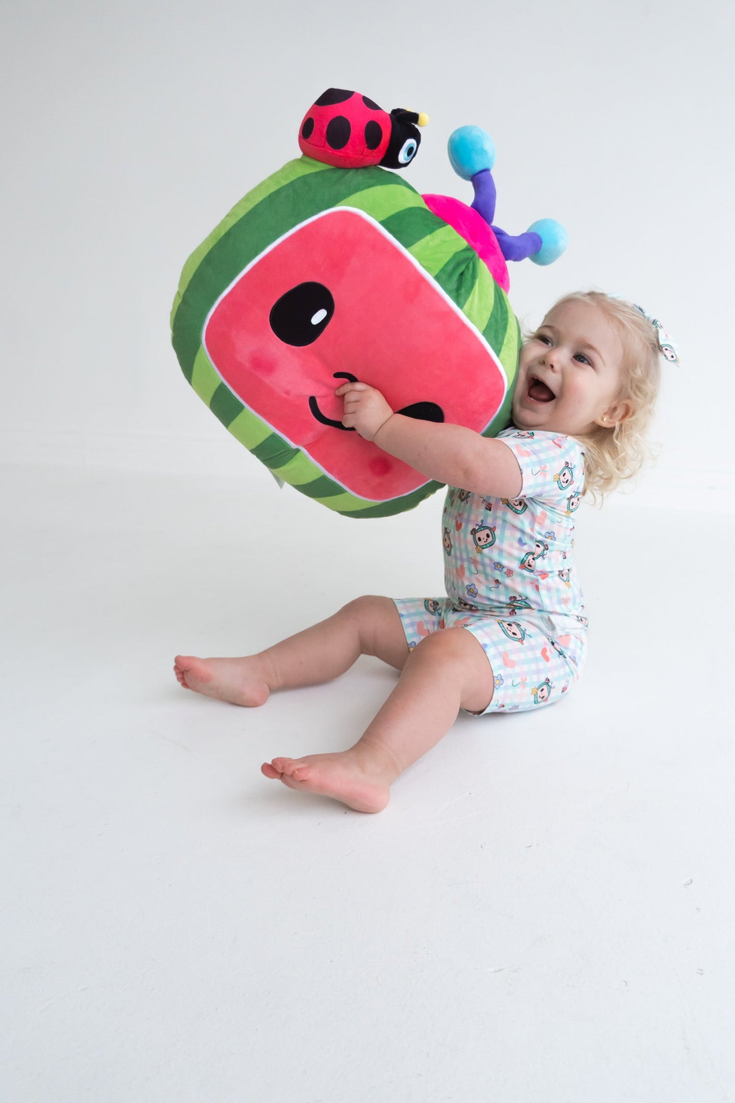 Dream Big Little Co x CoComelon SPRINGTIME MELON DREAM SHORT SET