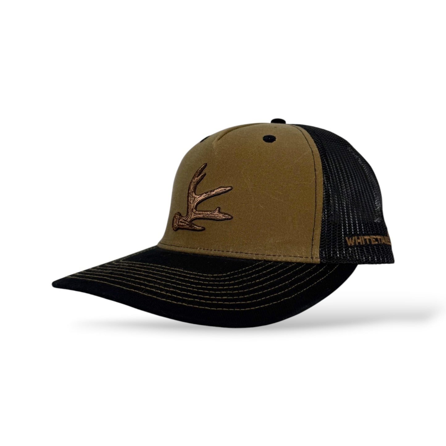 XL | Whitetail Co. Bonded Shed | Waxed Trucker | Brown/Black | XL