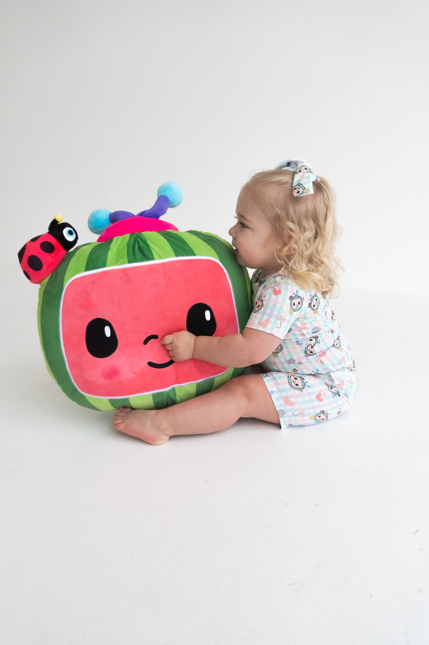 Dream Big Little Co x CoComelon SPRINGTIME MELON DREAM SHORT SET