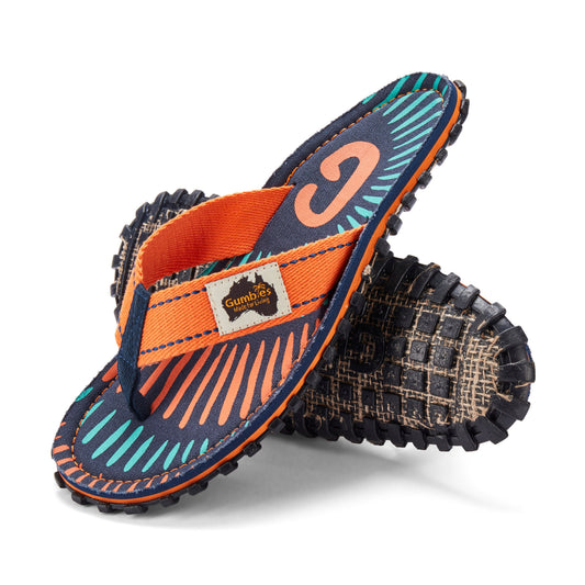 Islander Flip-Flops - Women's -Tangerine Burst