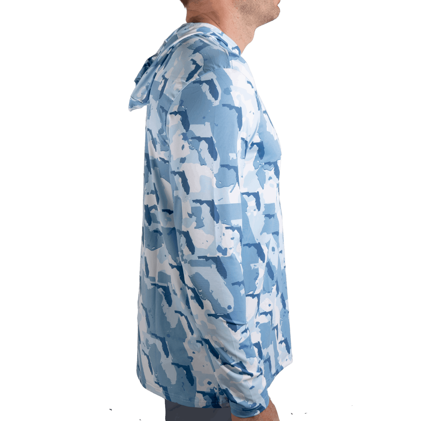 Florida Camo - Fishing Long Sleeve Hoodie