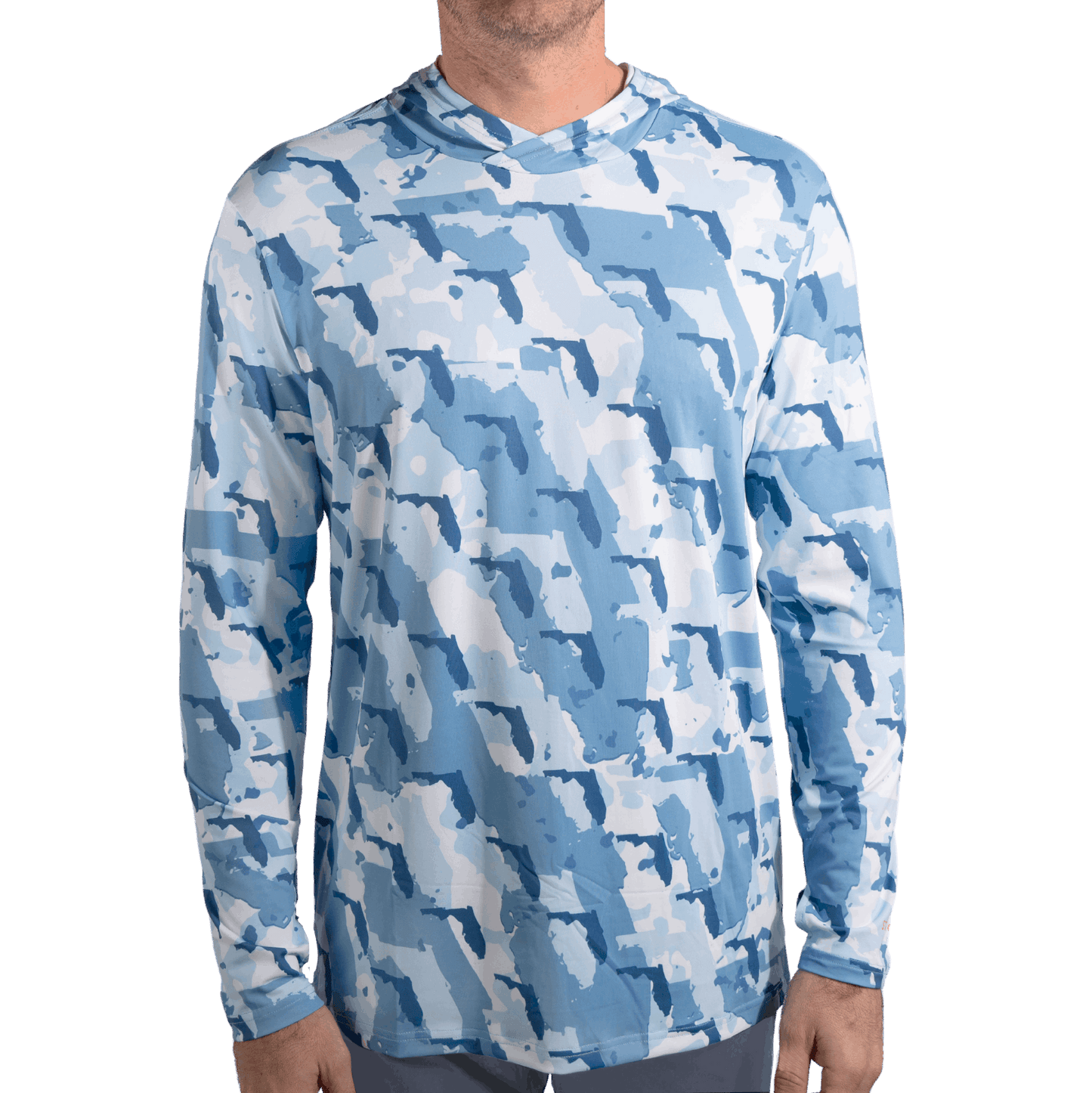 Florida Camo - Fishing Long Sleeve Hoodie