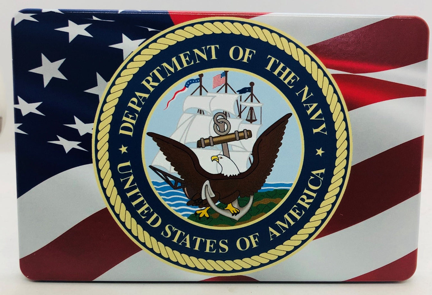 American Flag Color Waving /U.S. Navy Hitch Cover