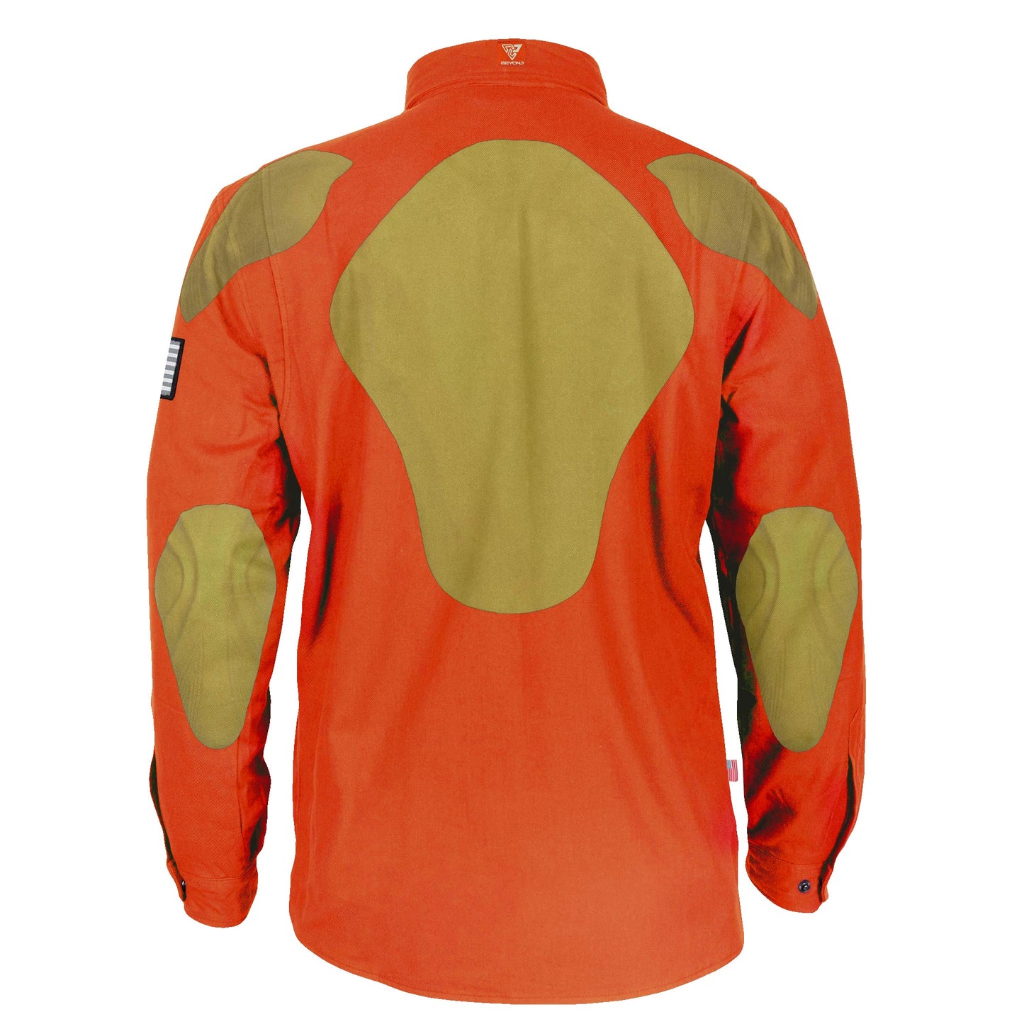 Protective Flannel Shirt - Orange Solid