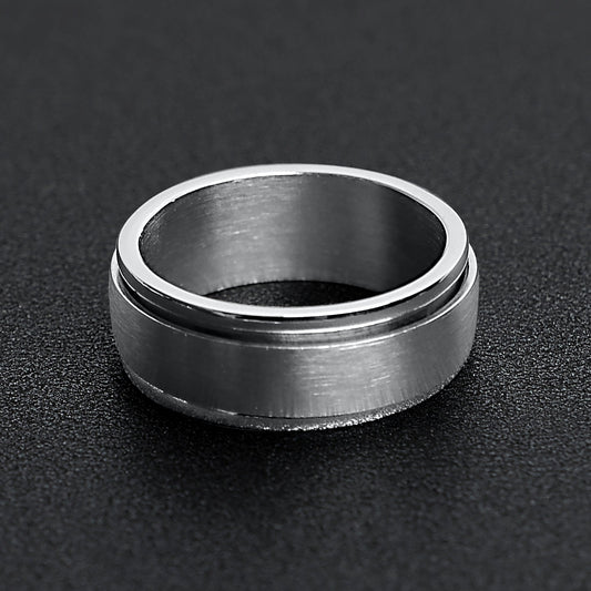 Polished Stainless Steel Spinner Ring