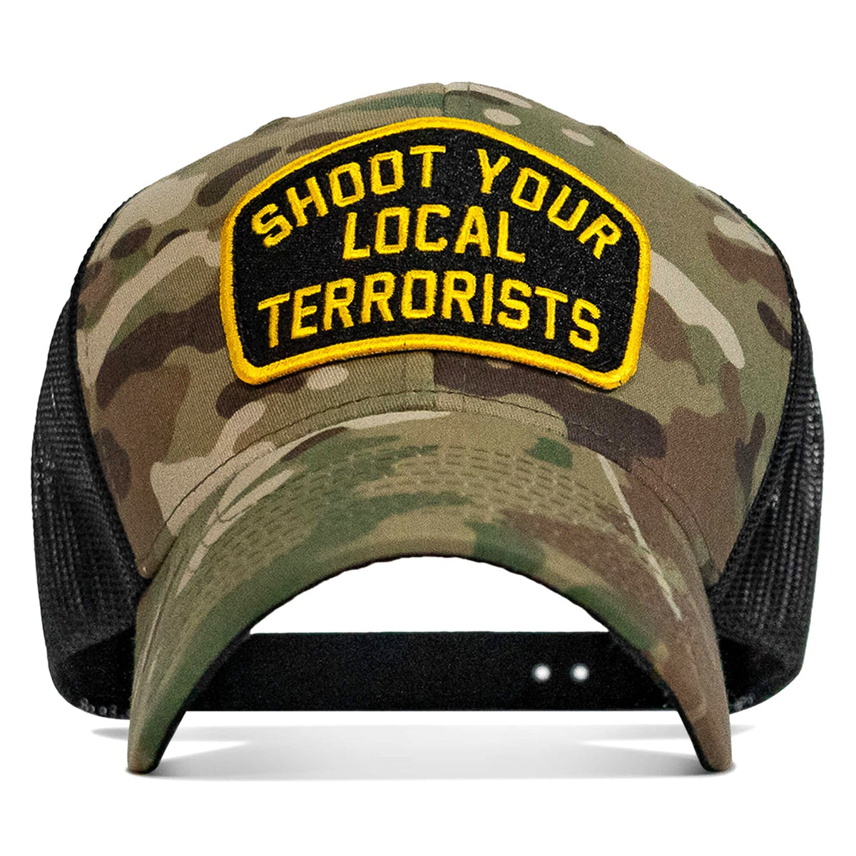 Shoot Your Local Terrorists Patch Snapback Hat