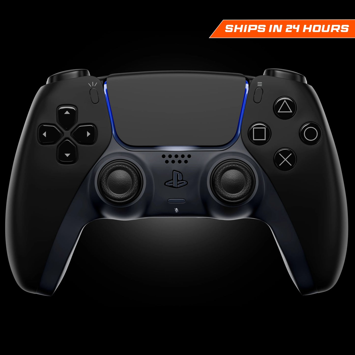 MODDEDZONE MIDNIGHT BLACK PS5 CUSTOM MODDED CONTROLLER