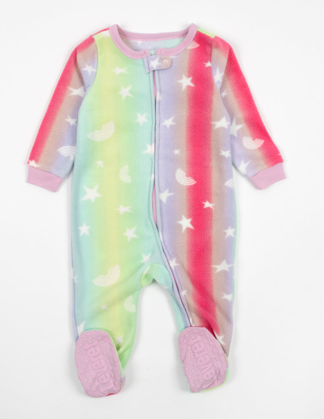 Baby Footed Fleece Tie Dye Pajamas