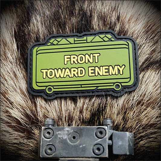 The Clacker Claymore Mine - 'Front Toward Enemy' - 3 inch PVC Patch
