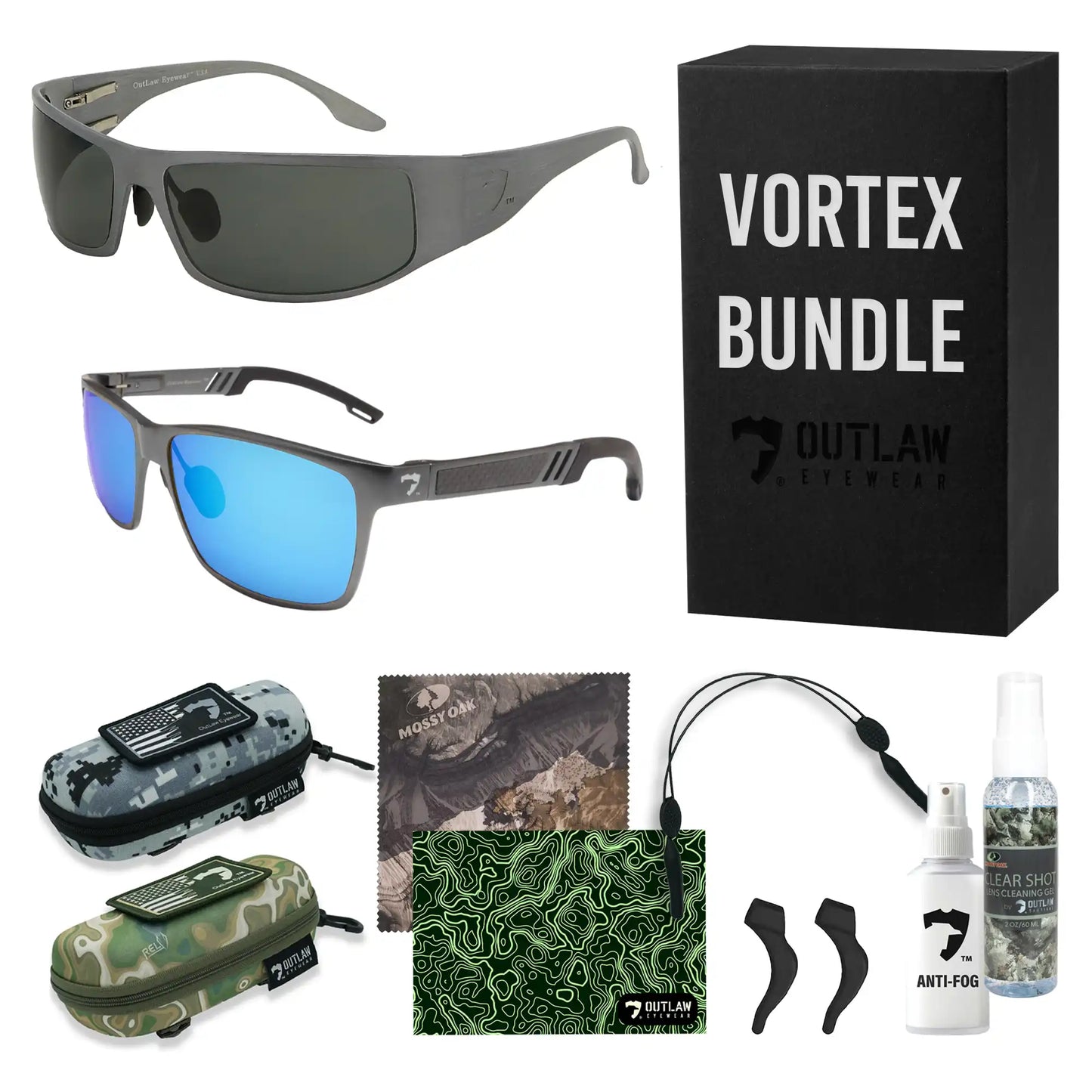 Fugitive TAC Brushed GunMetal Vortex Box Bundle