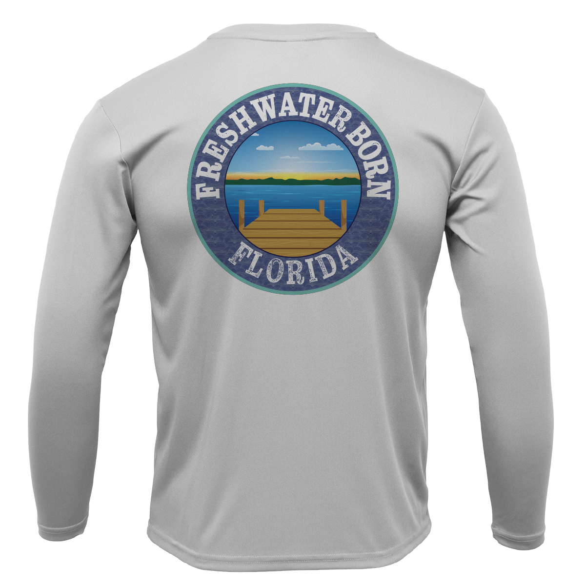 FSU Garnet and Gold Freshwater Born Boy's Long Sleeve UPF 50+ Dry-Fit Shirt
