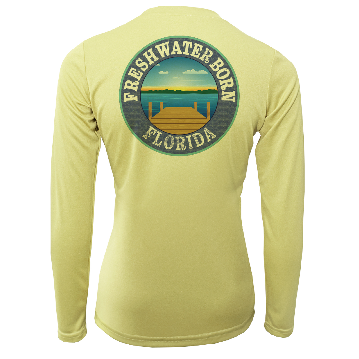 Florida "Born on the Freshwater" Women's Long Sleeve UPF 50+ Dry-Fit Shirt