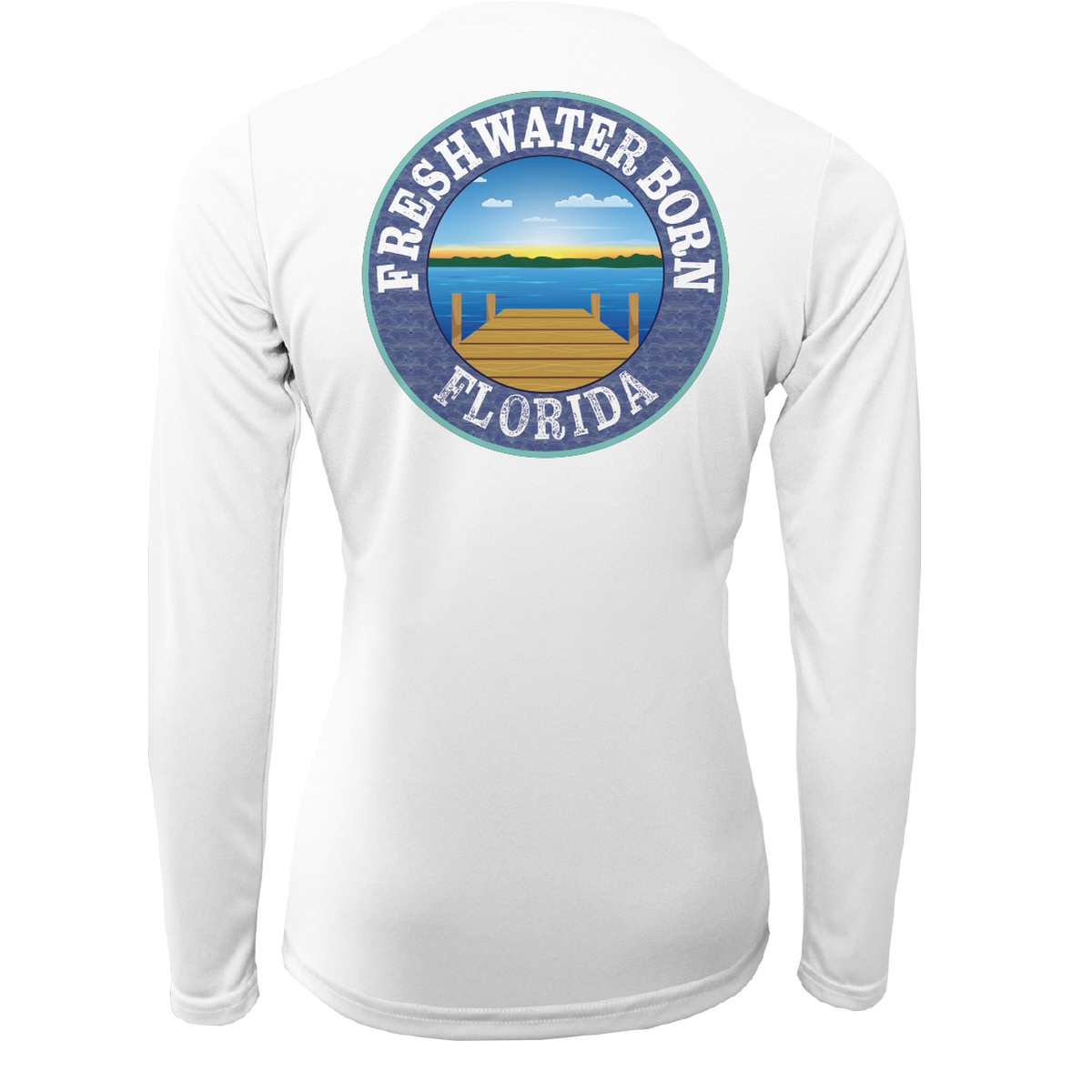 Florida "Born on the Freshwater" Women's Long Sleeve UPF 50+ Dry-Fit Shirt