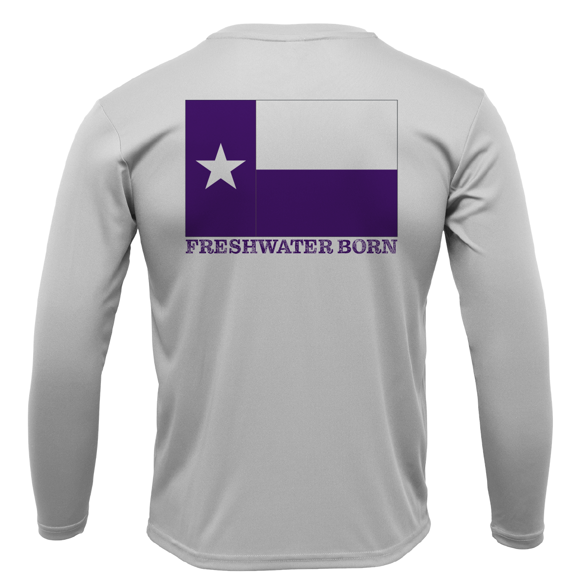Fort Worth Freshwater Born Men's Long Sleeve UPF 50+ Dry-Fit Shirt