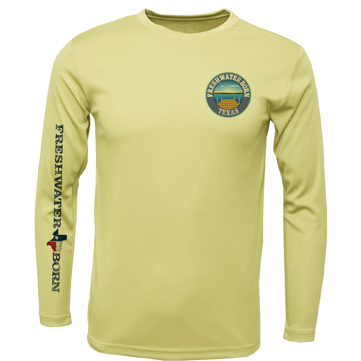 Fort Worth Freshwater Born Girl's Long Sleeve UPF 50+ Dry-Fit Shirt