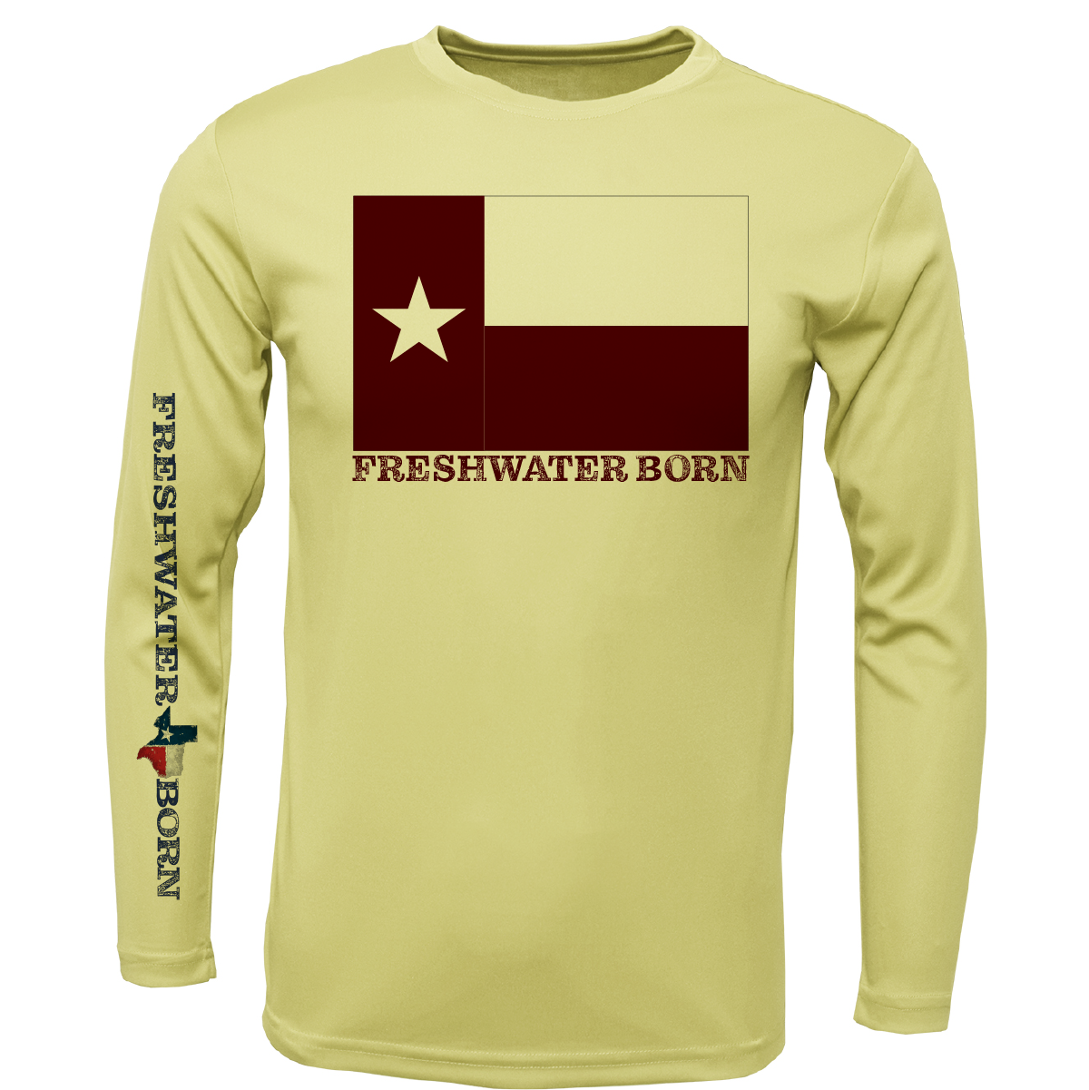 Texas A&M Edition Freshwater Born Girl's Long Sleeve UPF 50+ Dry-Fit Shirt