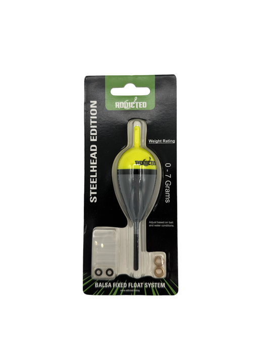 Addicted Steelhead Float System Chartreuse