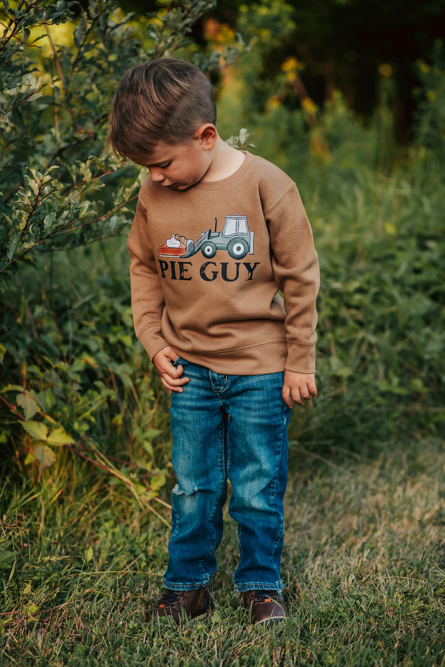 Pie Guy Toddler Crewneck Sweatshirt