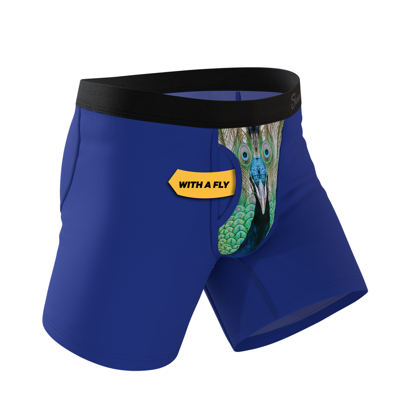 The Fancy Feather | Peacock Ball Hammock® Pouch Underwear With Fly