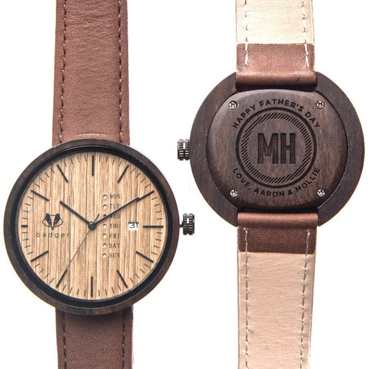 Sandalwood Modern Watch: Father's Day