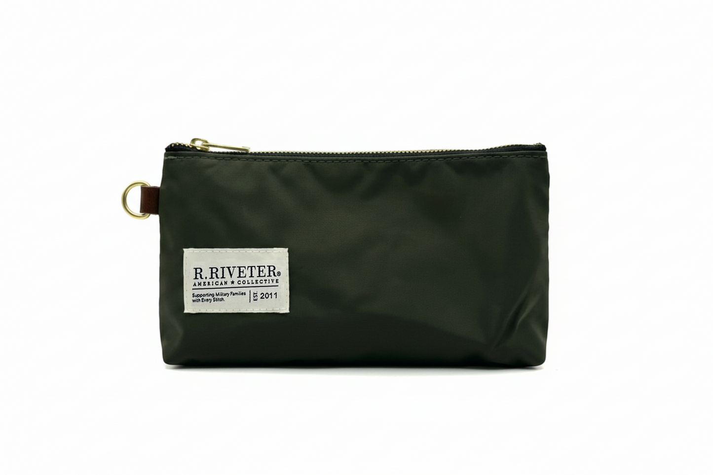 Lucy Zipper Pouch | Fatigue Nylon