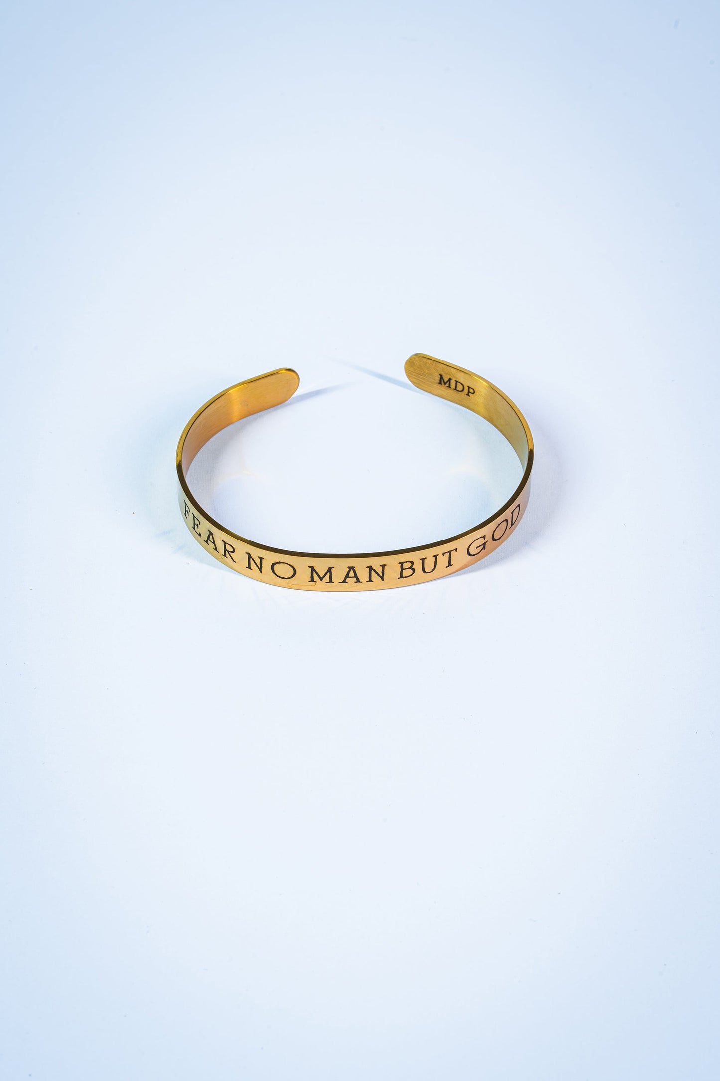 Fear No Man Stainless Steel Cuff