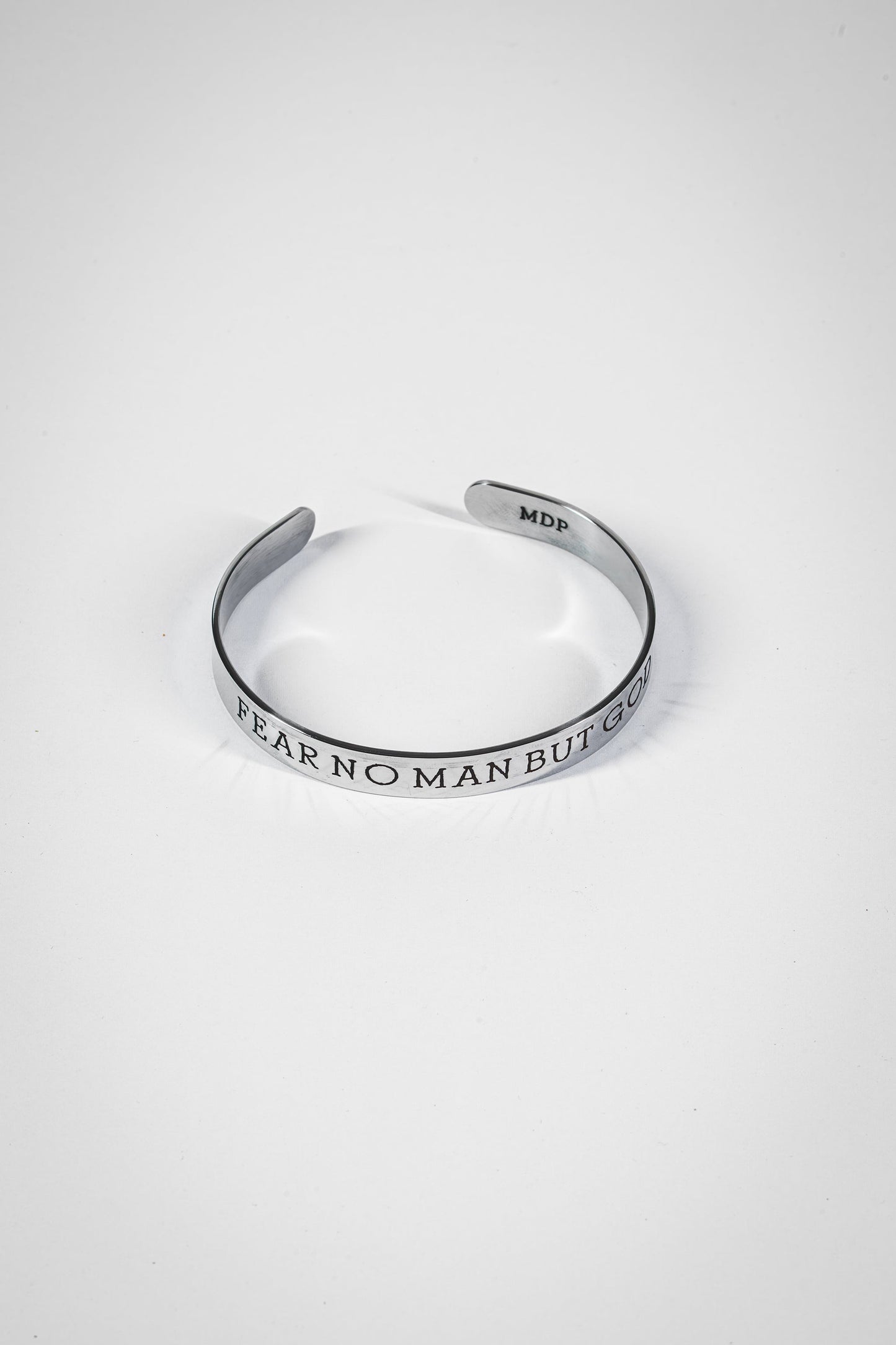 Fear No Man Stainless Steel Cuff