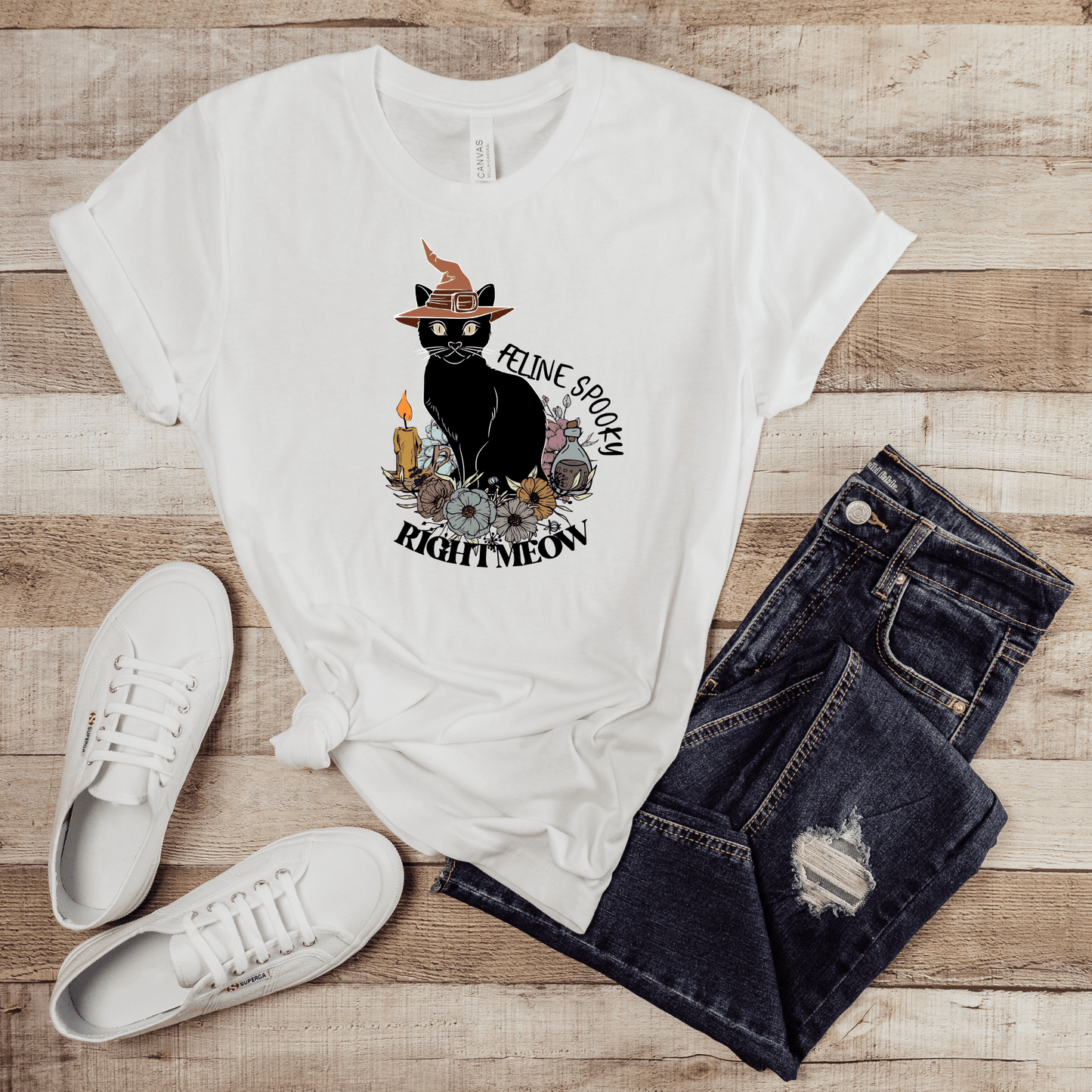 Feline Spooky Right Meow T-Shirt