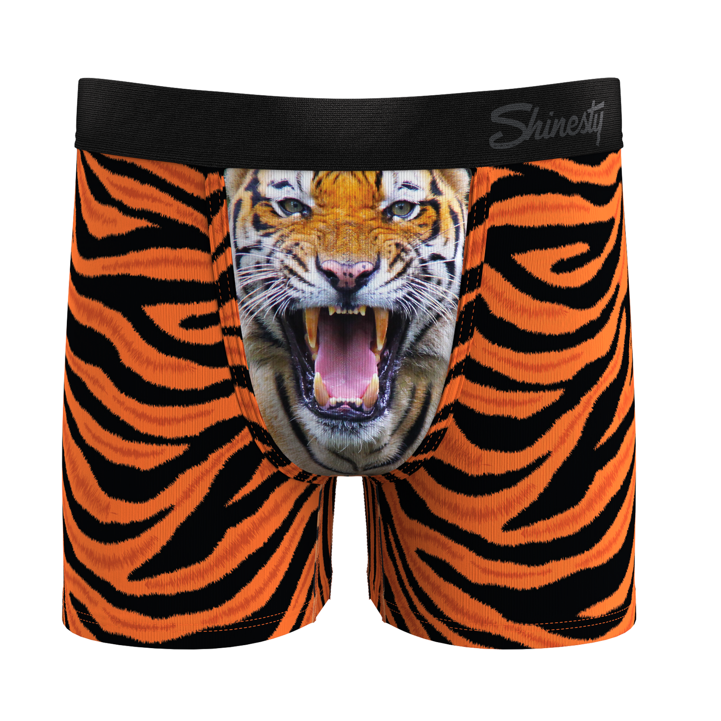 The Feral Feline | Tiger Print Youth Boxer Briefs
