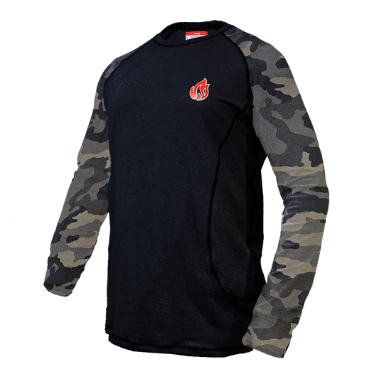 Nexon FR Long Sleeve Crew Shirt - Camo/Stealth