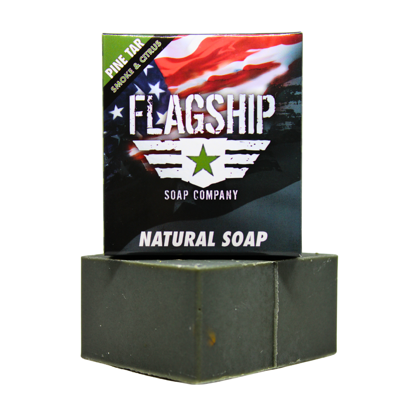 Pine Tar Natural Soap - Smoky and Citrus