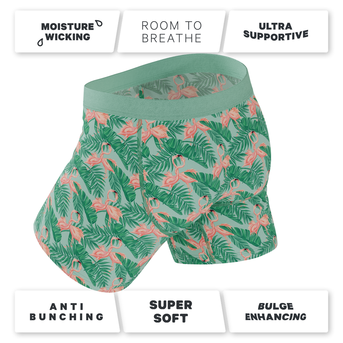 The Flamboyance | Flamingo Ball Hammock® Pouch Underwear