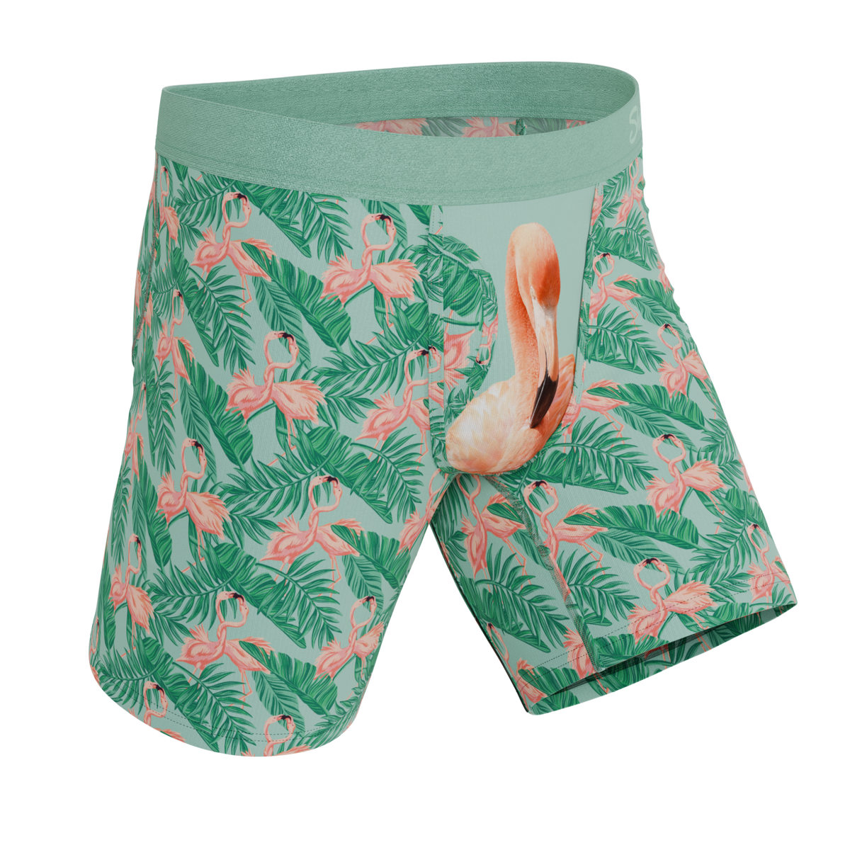 The Flamboyance | Flamingo Ball Hammock® Boxer - Long Leg