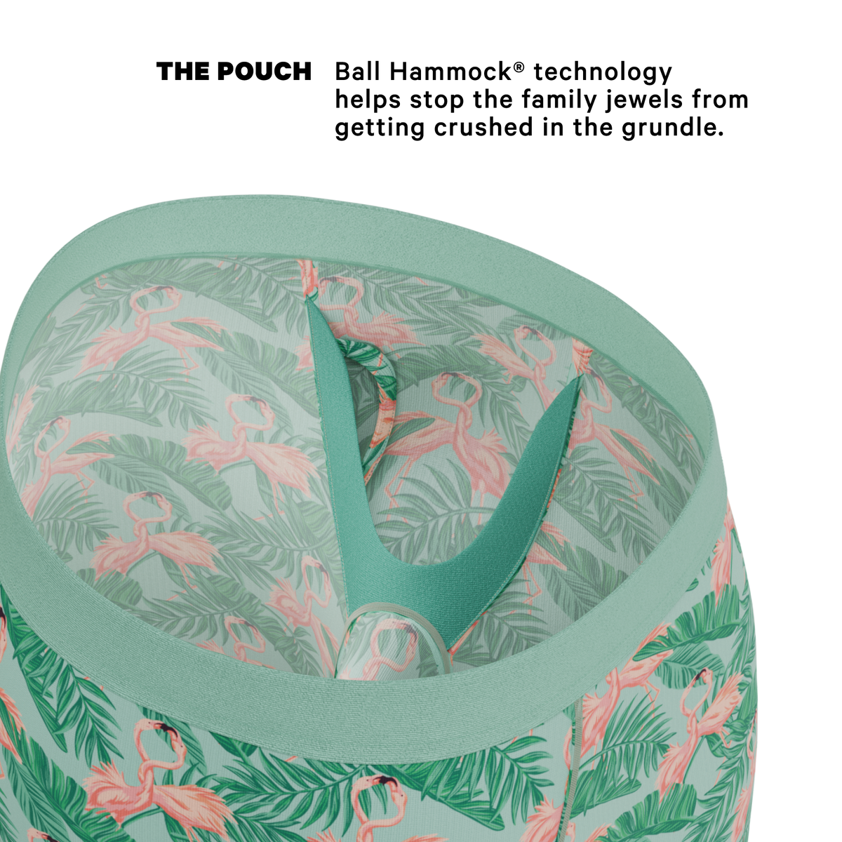 The Flamboyance | Flamingo Ball Hammock® Boxer - Long Leg