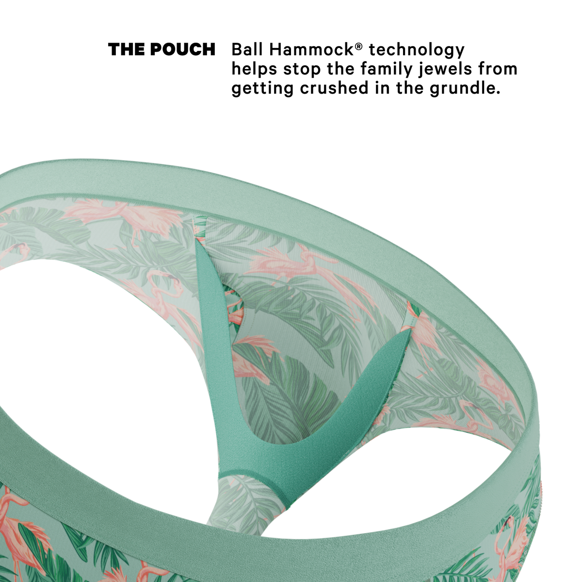The Flamboyance | Flamingo Ball Hammock® Pouch Underwear Briefs
