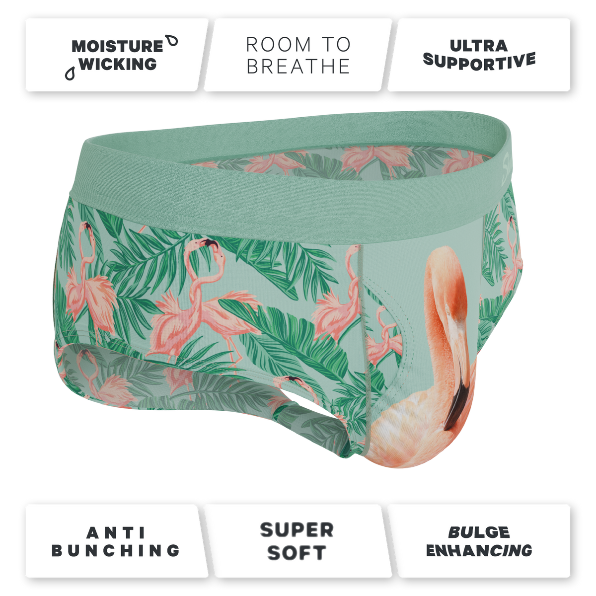 The Flamboyance | Flamingo Ball Hammock® Pouch Underwear Briefs