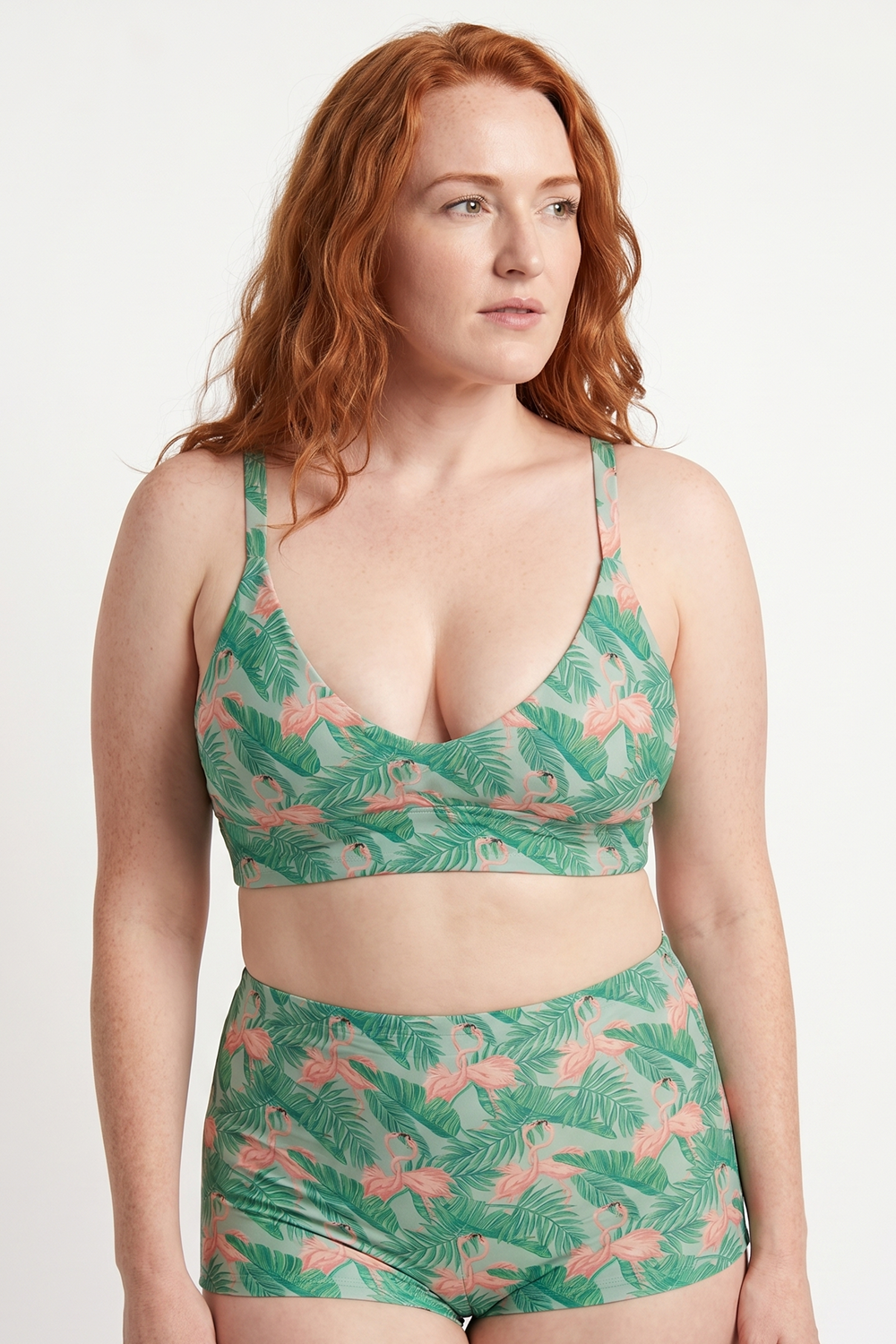The Flamboyance | Flamingo Boob Hammock™ Plunge Bralette